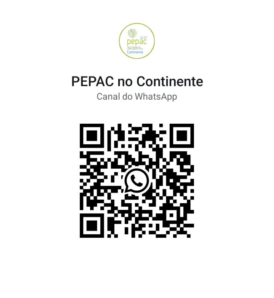 O PEPAC no Continente chegou ao Whatsapp 1