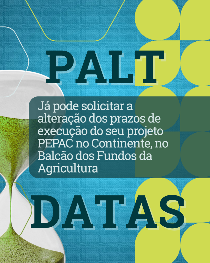 PALT datas disponivel